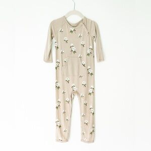 kyte BABY longall in khaki magnolia